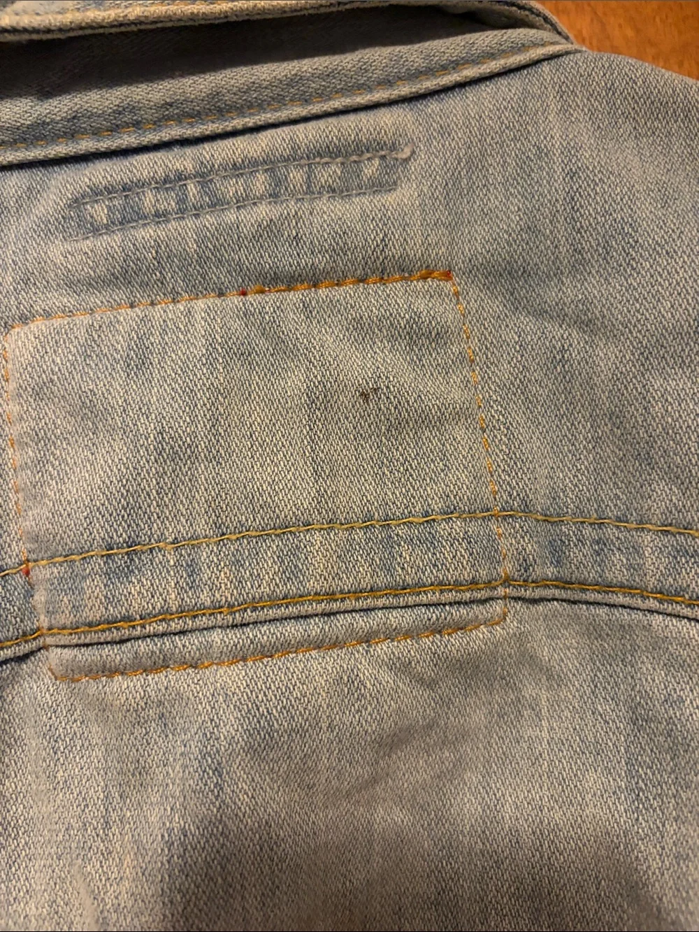True Religion Light Blue Denim Trucker Jacket